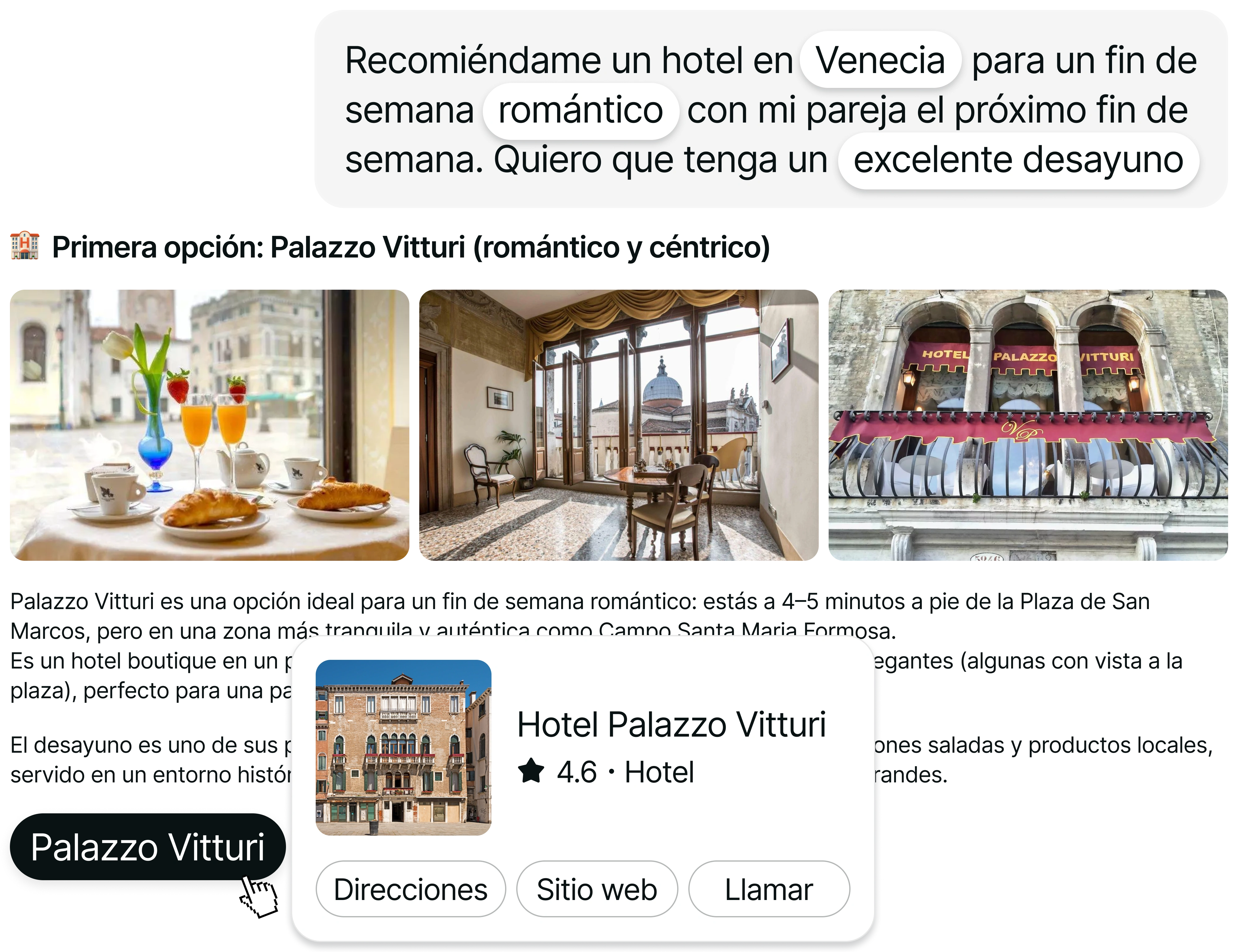 Vista previa de la interfaz de dAirect Connect